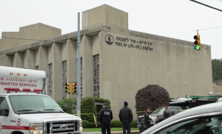 Eleven people were killed at the Tree of Life synagogue in Pittsburgh, Pennsylvania, on Oct. 27, 2018.