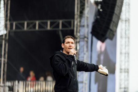 Matt Chandler speaks at Together 2018 at Texas Motor Speedway in Fort Worth, Texas.