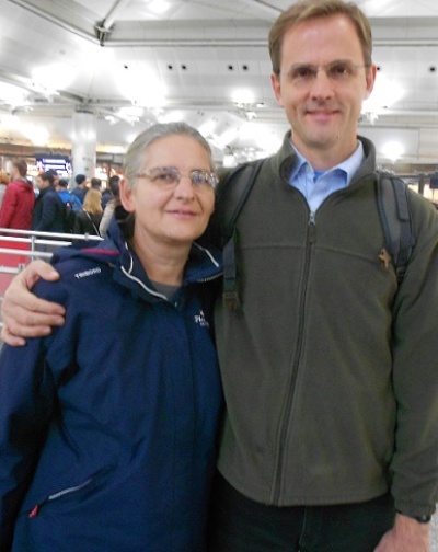 David Byle was parted from his wife, Ulrike, and three children as he boarded a flight to the U.S. from Istanbul's Ataturk Airport on Oct. 25, 2018.