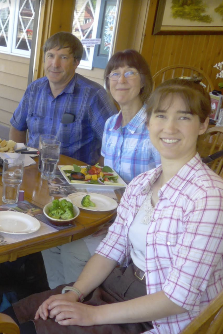 Ken (L), Susan (M) and Kristy (R) Perano