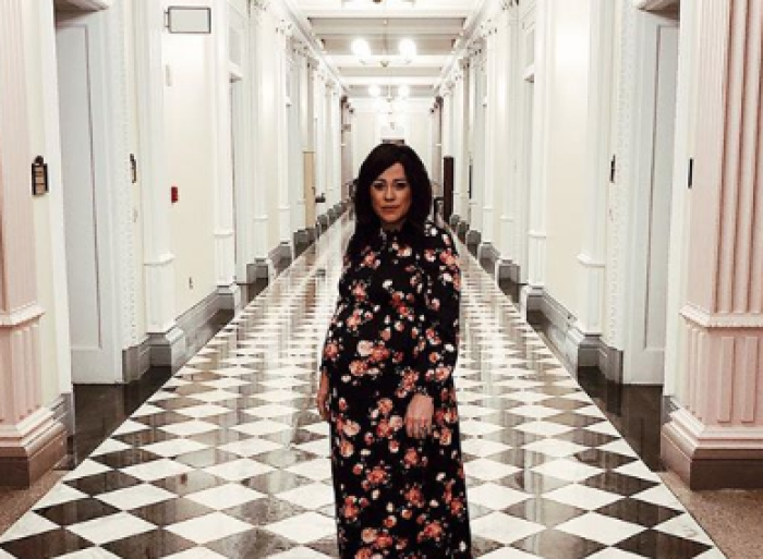 Kari Jobe at the white house, Nov. 15, 2018. 