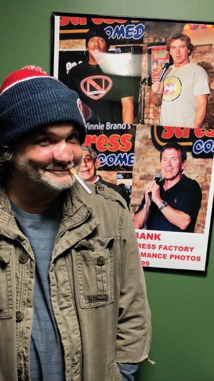 Comedian Artie Lange posing outside of his show, Nov 21, 2018.