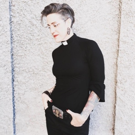 Controversial Lutheran pastor and author Nadia Bolz-Weber. 