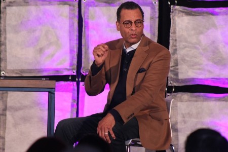 A.R. Bernard, pastor of the Christian Cultural Center in New York City, speaks at the 100 Cities Summit hosted by Movement Day at the Museum of the Bible in Washington, D.C. on Nov. 29, 2018. 