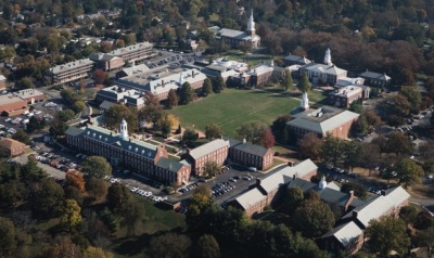 The campus of The Southern Baptist Theological Seminary, the flagship seminary for the Southern Baptist Convention, located in Louisville, Kentucky. 