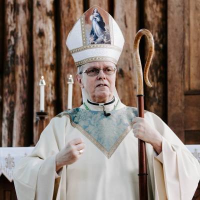 Bishop of Albany, New York, the Most Rev. Edward B. Scharfenberger.