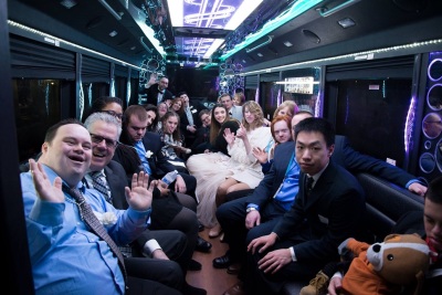 Attendees on their way to Liquid Church's 2018 Night to Shine prom. 