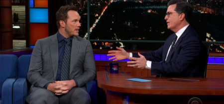 During a recent interview on the Late Show, host Stephen Colbert asked Chris Pratt about his Christian faith.