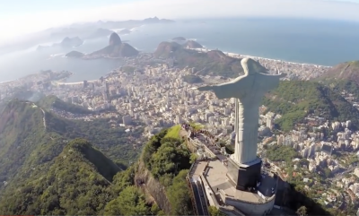 Statue of Christ the Redeemer one of the symbols of Rio de Janeiro, posted Jul 7, 2014