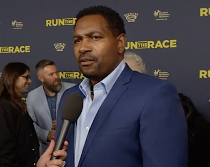 Mykelti Williamson attends the 'Run The Race' premier in Los Angeles, California, Feb 11, 2019