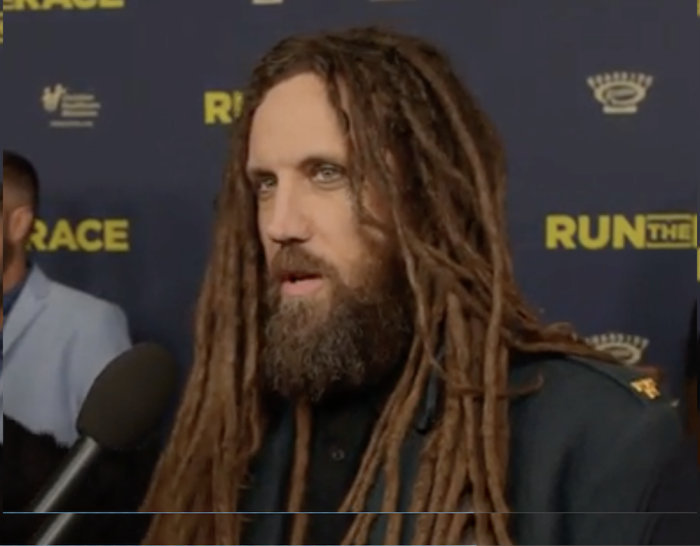 Brian Head Welch at the premiere of 'Run The Race', Hollywood , California, Feb 11, 2019.