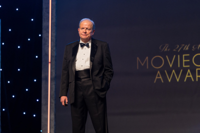 Ted Baehr opens the Movieguide Awards, Los Angeles, California, Feb 8, 2019