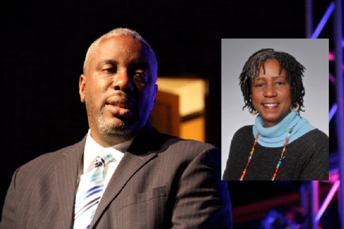 Prominent Washington, D.C. Pastor Thabiti Anyabwile of Anacostia River Church praised Arkansas state Sen. Stephanie Flowers (inset)