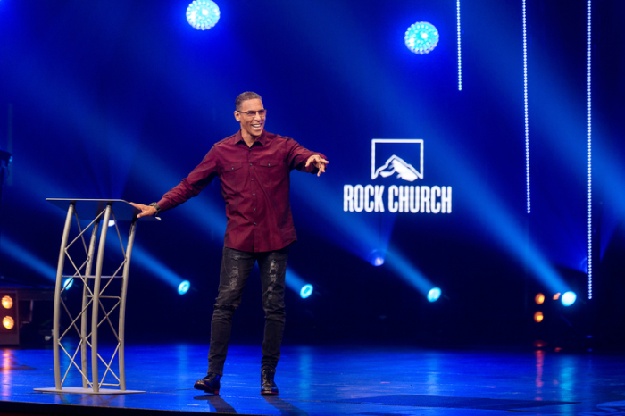 Miles McPherson pastors Rock Church in San Diego, which reaches over 18,000 people every week.