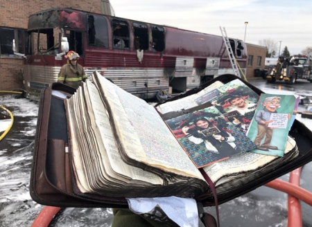 Citizen Way Tour Bus Catches Fire, Announce Fundraising Campaign, April 23, 2019