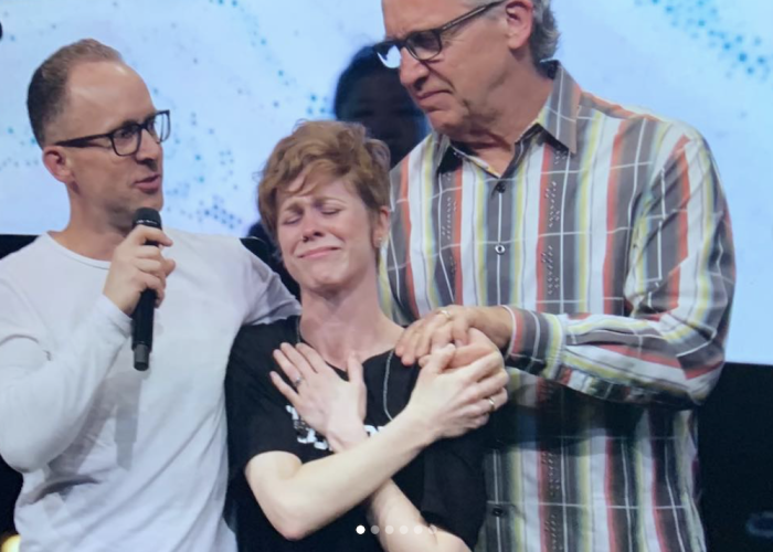 Steffany Gretzinger's farewell at Bethel Church, April 2019.