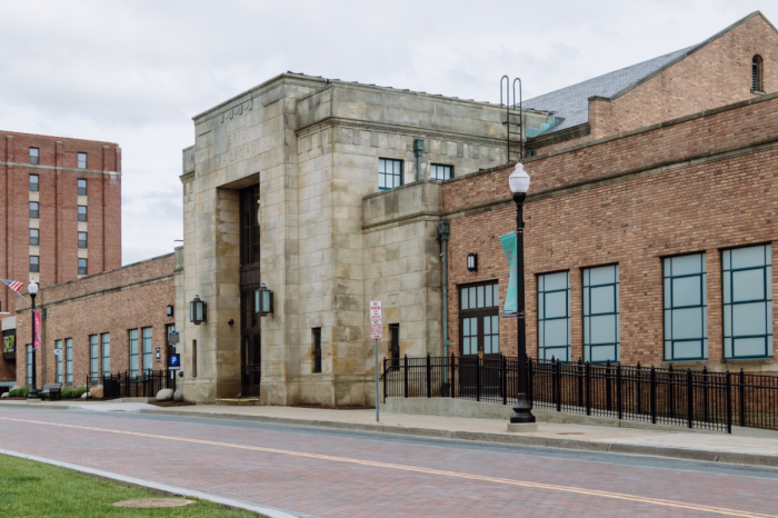 The National Comedy Center in Jamestown, New York, is partially housed in an Art Deco train station. 