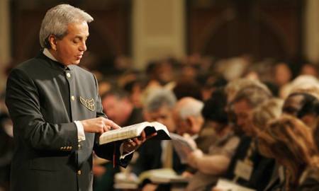 Faith healer and televangelist Benny Hinn.