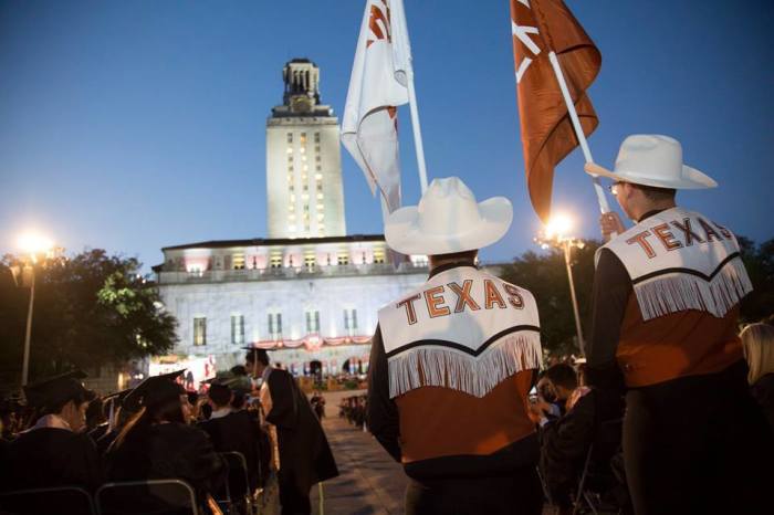 Students at the University of Texas, Austin.