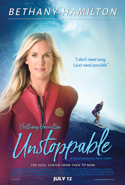 Bethany Hamilton new documentary 'Bethany Hamilton: Unstoppable' July 2019 