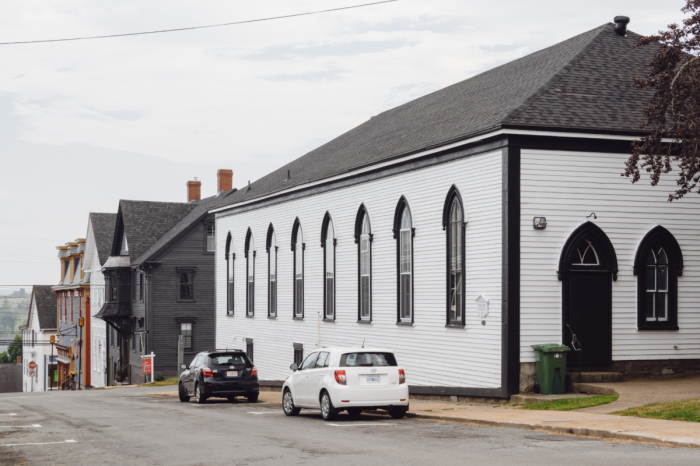 The postcard-perfect streets of Lunenburg, Nova Scotia.