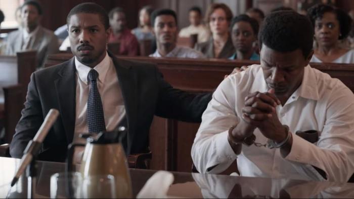 Michael B. Jordan and Jamie Foxx star in the forthcoming film 'Just Mercy.'