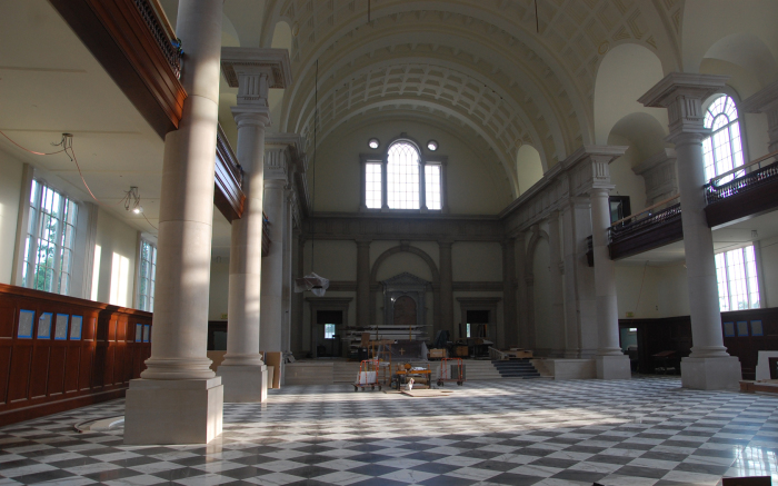 Christ Chapel, the recently opened 28.5 million chapel on the campus of Hillsdale College in Michigan. 