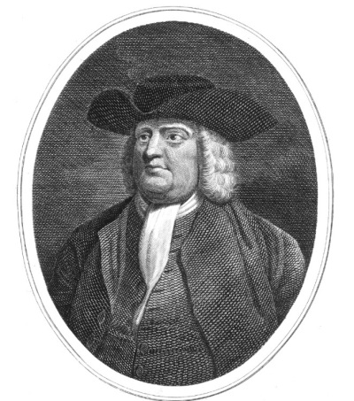 William Penn (1644-1718), a notable Quaker and founder of Pennsylvania. 