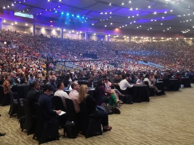 Thousands attend the World Evangelical Alliance 2019 General Assembly in Bogor, Indonesia, Nov. 7.