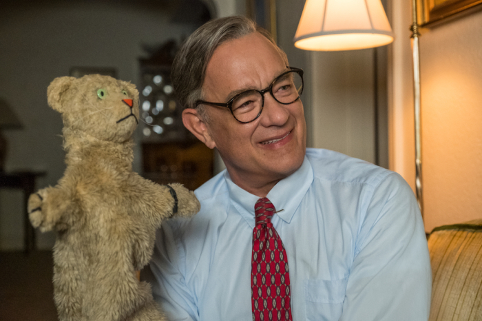 Tom Hanks stars as Mister Rogers in TriStar Pictures' A BEAUTIFUL DAY IN THE NEIGHBORHOOD. Photo by: Lacey Terrell