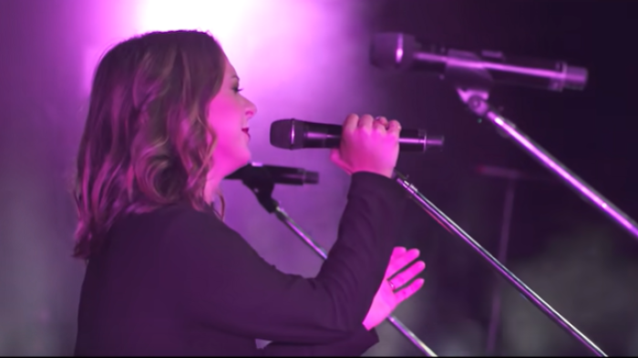 Bethel Music's Kalley Heiligenthal leads worship. 