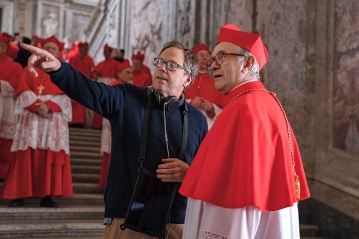 Jonathan Pryce appears with director Fernando Meirelles.