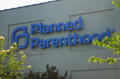 The exterior of a Planned Parenthood Reproductive Health Services Center is seen on May 31, 2019, in St Louis, Missouri. 