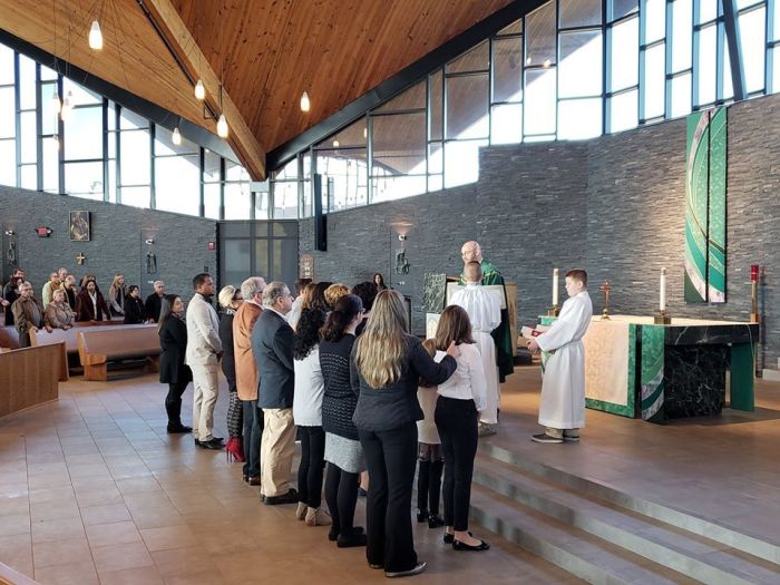 A celebration of the Rite of Welcome/Acceptance for RCIA Candidates and Catechumen at Saint Aloysius Parish in Jackson, New Jersey.