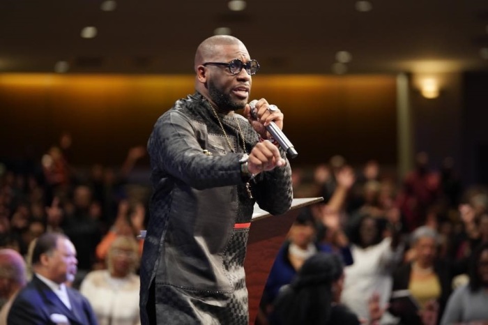 Jamal Bryant, senior pastor of New Birth Missionary Baptist Church in Stonecrest, Georgia.