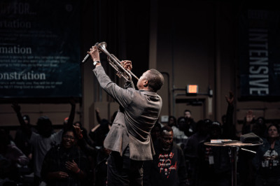 Nathaniel Bassey Deeper Worship Intensive in Orlando, Florida, on Feb. 27, 2020. Deeper Fellowship Church