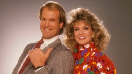 Former 'Entertainment Tonight' host John Tesh with Mary Hart