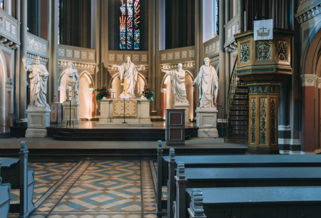 Marktkirche, or Market Church, in Wiesbaden, Germany. 