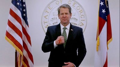 Georgia Gov. Brian Kemp.