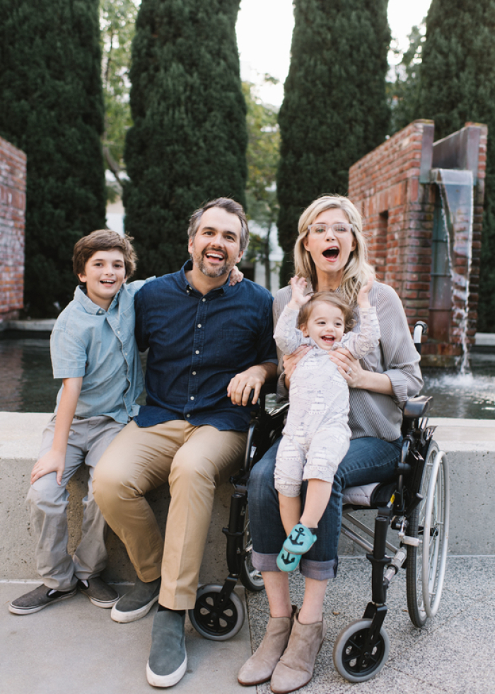 Jay and Katherine Wolf with their children, James and John.