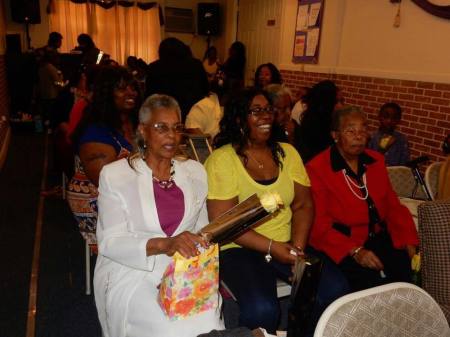 Worshipers at Ark of Safety Christian Church in Philadelphia, Pa.