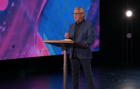 Bill Johnson, senior leader of Bethel Church, speaks during the International Healing Conference, May 2020.