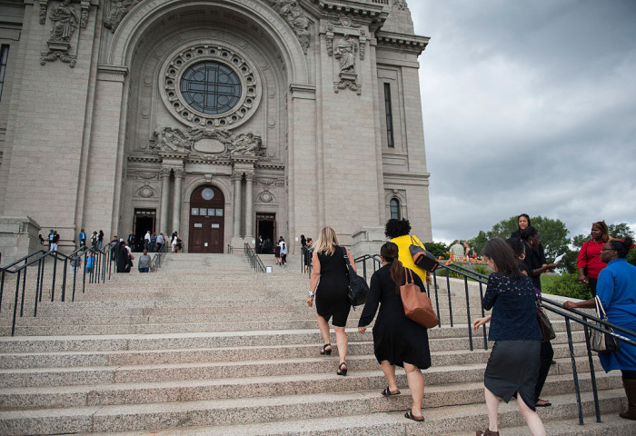 Cathedral of St. Paul in St. Paul, Minnesota, on July 14, 2016. 