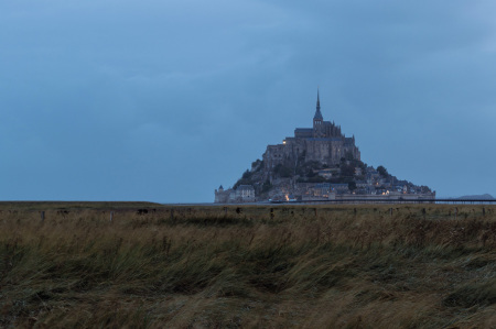 Mont-Saint-Michel, or St. Michael’s Mount, in France. 