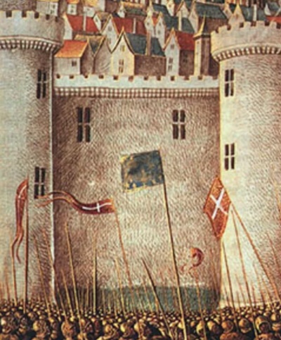 The siege of Antioch (1097-1098), took place during the First Crusade. 