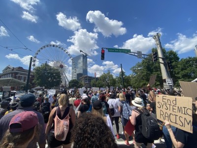 Thousands of people gathered in the heart of Atlanta to worship, pray, and repent for systemic racism in late June 2020 for an event hosted by OneRace Movement. 