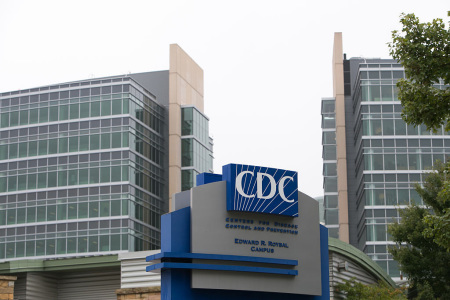 Exterior of the Center for Disease Control headquarters is seen on October 13, 2014, in Atlanta, Georgia. 