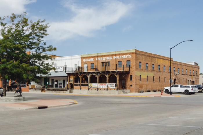 The charming streets of Sheridan, Wyoming. 