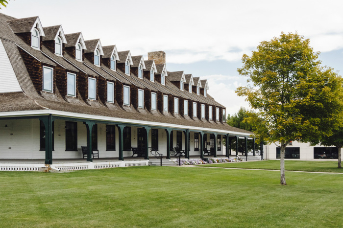 The Sheridan Inn was opened by Buffalo Bill Cody to serve railroad passengers in the late 1800s. 