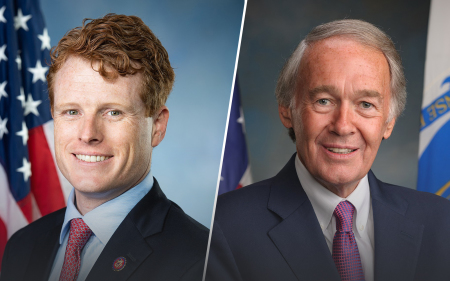 (L) Joe Kennedy III, (R) Ed Markey 